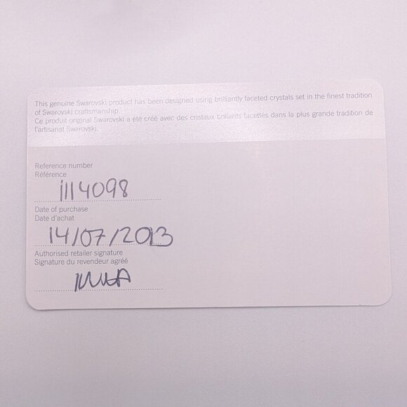 Swarvoski Kris Bear First Kiss valentine anniversary gift wedding crystal - Picture 7 of 7